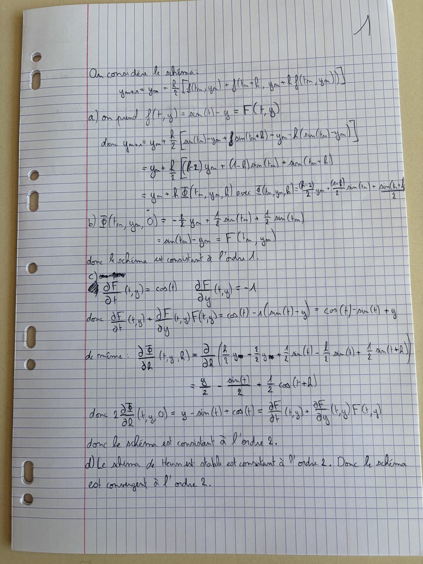 Copie de l'élève — page 1